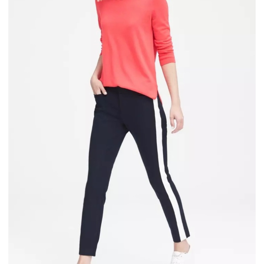 Banana Republic Women’s Sloan Skinny Side Stripe Pant Sz 10